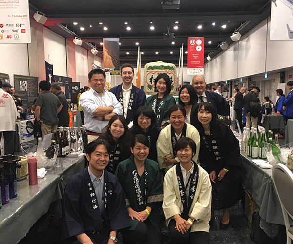 Salon du saké avec les brasseurs