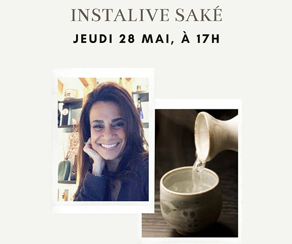 Live instagram Saké avec Maryam Masure, Sake Sommelier
