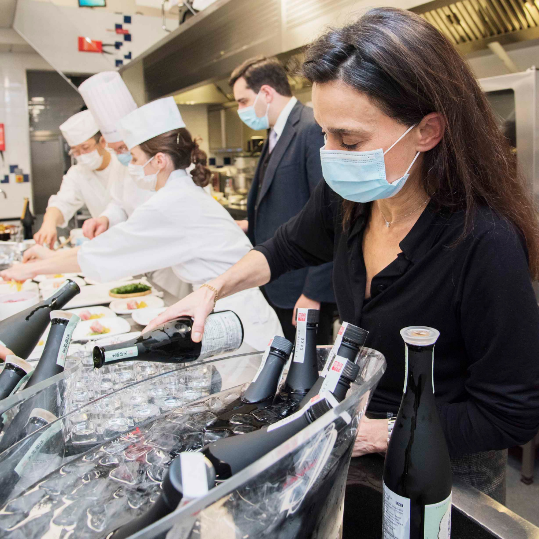 Evenement au cordon bleu paris avec association saké x met