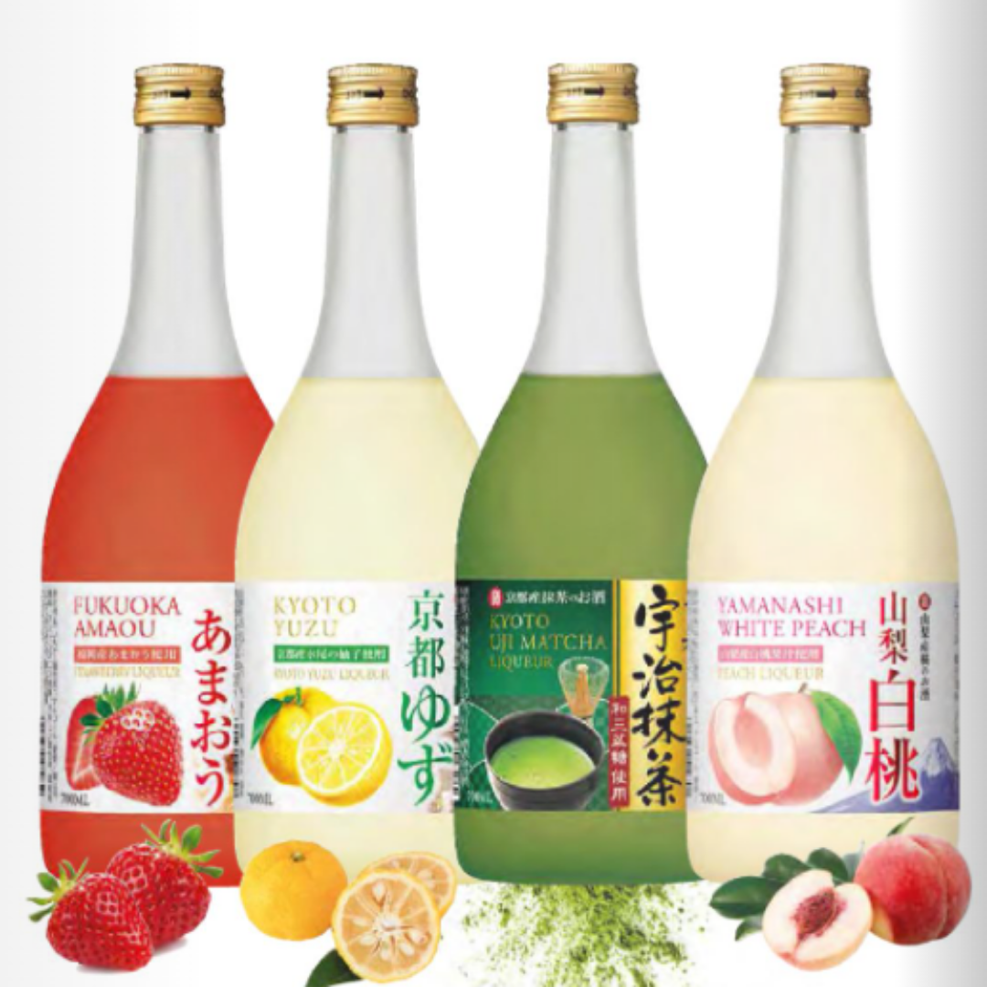 Boissons alcoolisées aromatisées aux saveurs du Japon